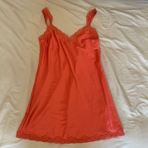 Slip Silk Pink Dress